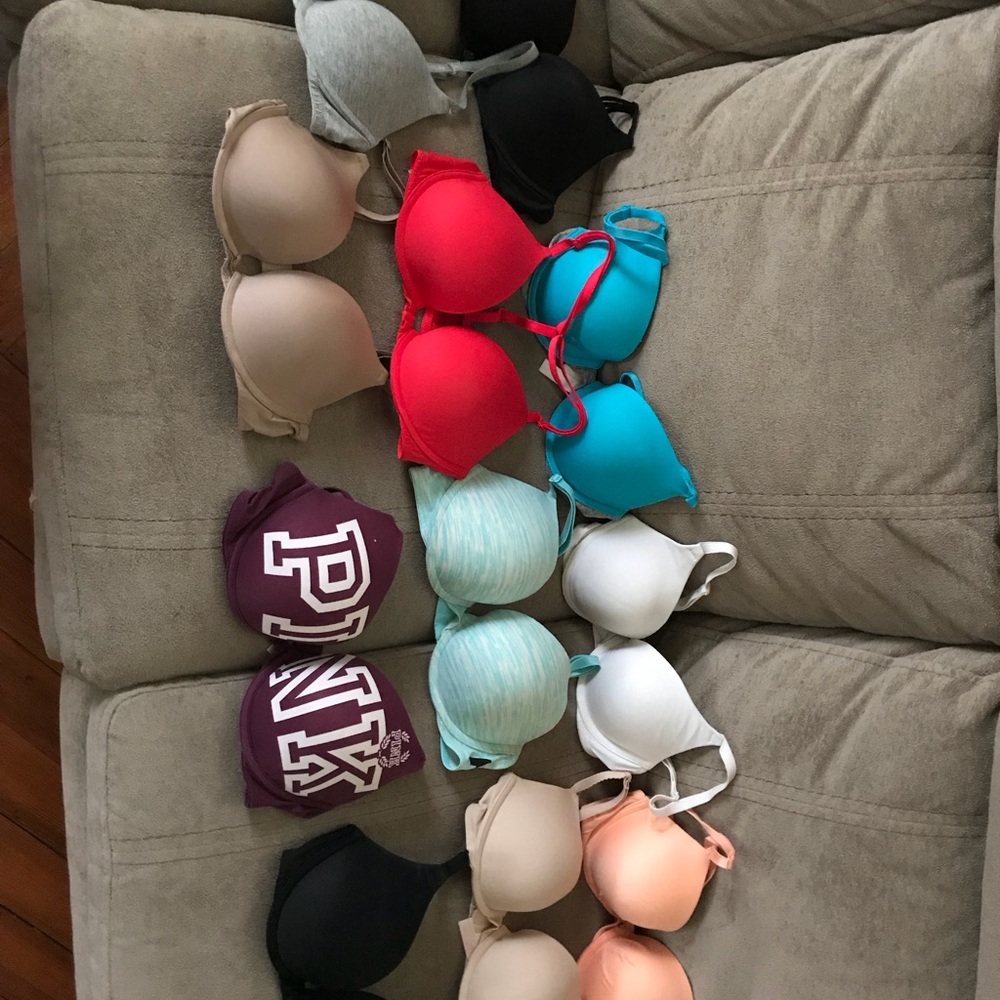 V.s push up bras 32c-34c